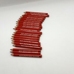 Vintage Putt Putt Golf Courses Pencils 22 Count